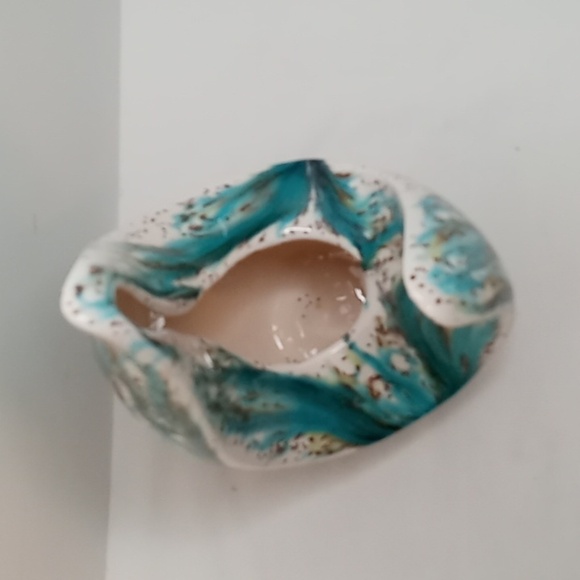 Vintage Glazed Ceramic Fun Shaped Vase - Picture 10 of 16